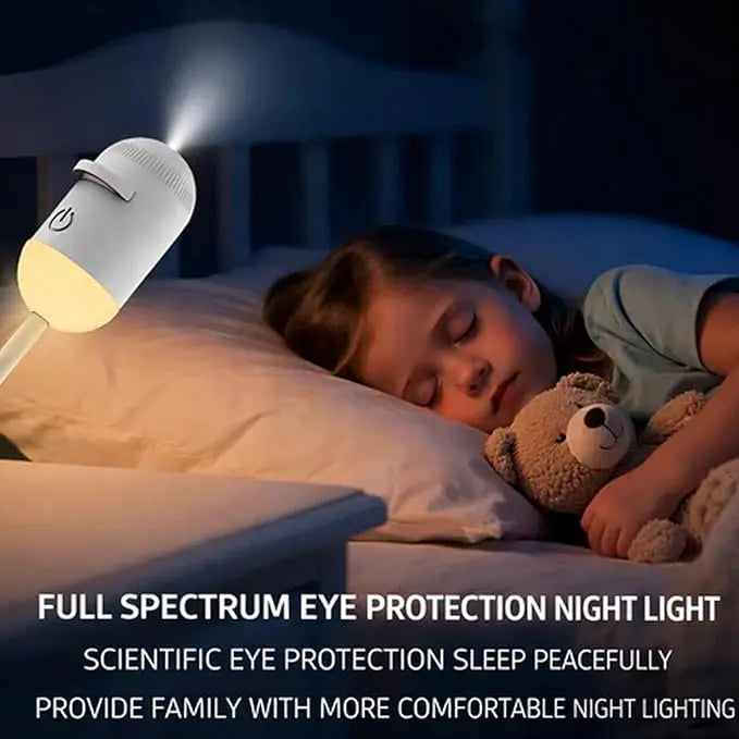 TSM® 2-in-1 USB Dream Galaxy Moon Projector & Ambient Night Light – 360° Flexible Starry Sky Lamp
