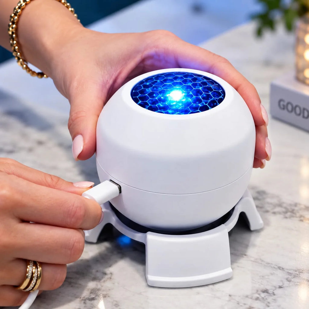 360° Adjustable Aqua Projector Light – USB Powered Underwater Effect Lamp